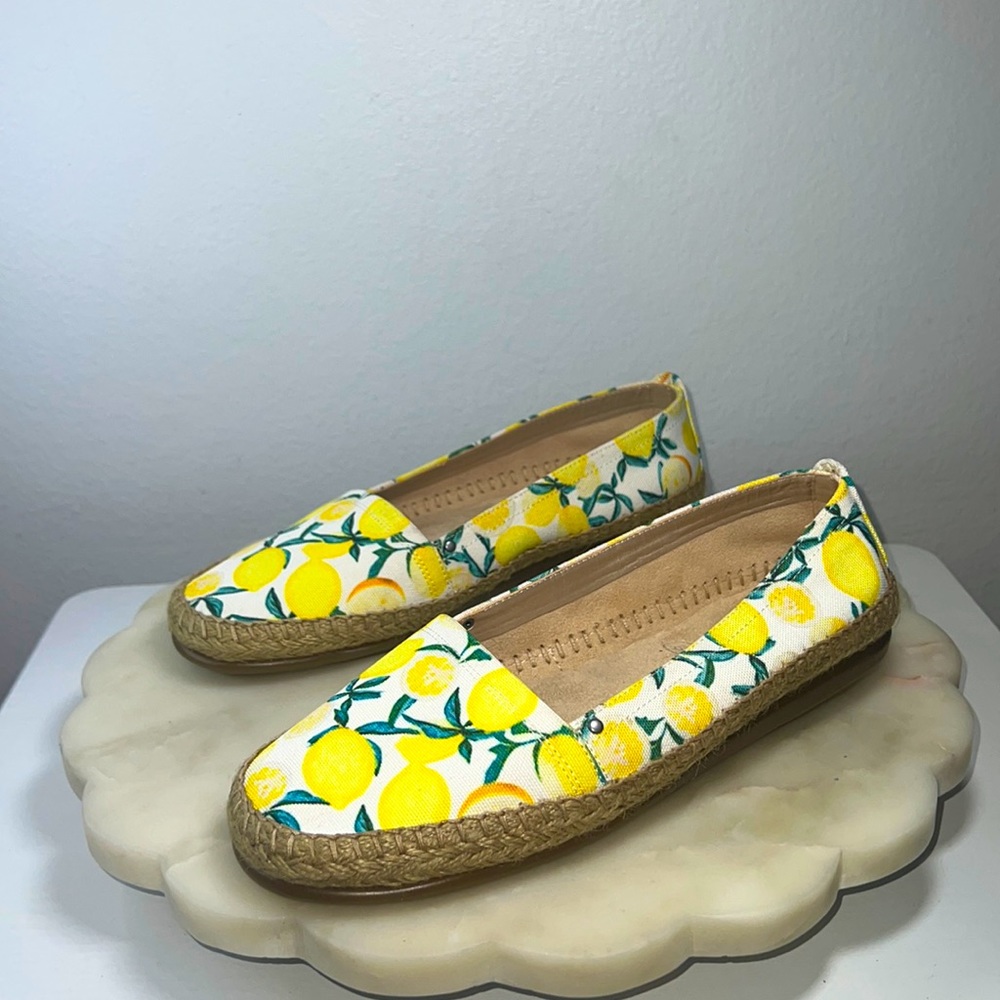 Aerosoles Sunscreen Lemon Flat Sz 8.5